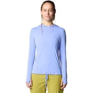 Mountain Hardwear Women’s Crater Lake Long Sleeve Hoody for Hiking, Camping, Backpacking, and Casual Wear(Light Illusion)