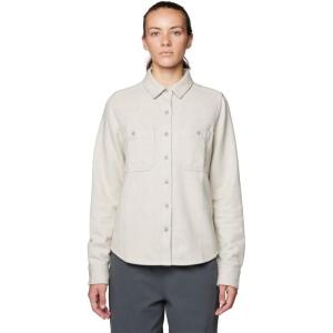 Mountain Hardwear Womens Plusher Long Sleeve ShirtShirt(Stone Heather)