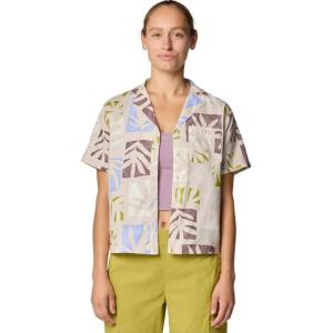 Mountain Hardwear Womens Trail Sender Short Sleeve(Stone Meadows Print)