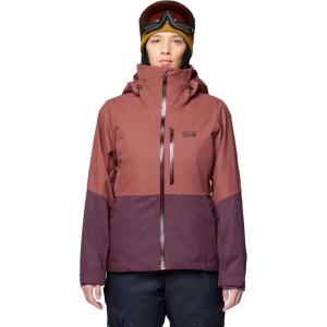 Mountain Hardwear womens Firefall™ Insulated Jacket(Bourbon Brown  Blackberry)