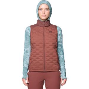 Mountain Hardwear womens Stretchdown Light Vest(Bourbon Brown)