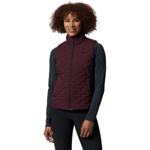 Mountain Hardwear womens Stretchdown Light Vest(Cocoa Red)