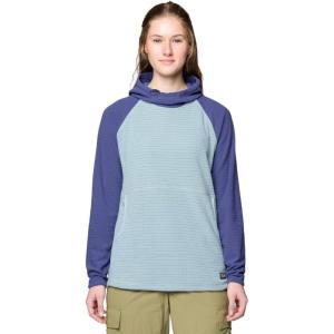 Mountain Hardwear womens Summit Grid™ Tunic Hoody(Ice Shadow  Lapis Dusk)