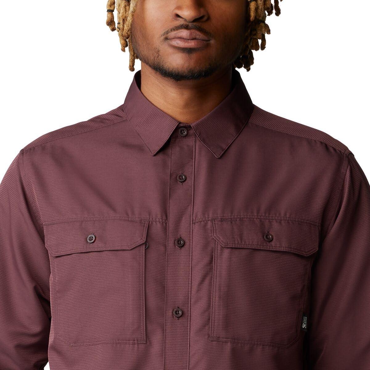 imageMountain Hardwear Mens Canyon Long Sleeve ShirtBlackberry