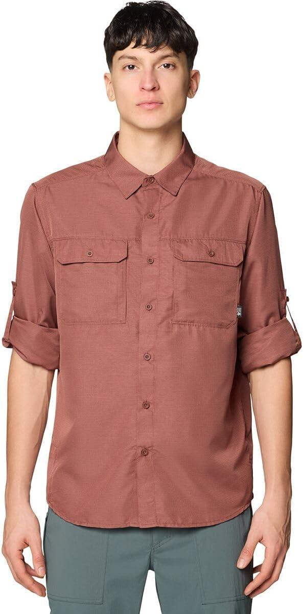 imageMountain Hardwear Mens Canyon Long Sleeve ShirtBourbon Brown