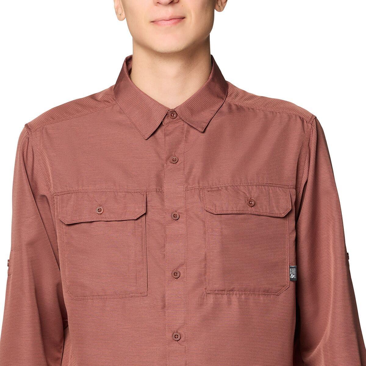 imageMountain Hardwear Mens Canyon Long Sleeve ShirtBourbon Brown