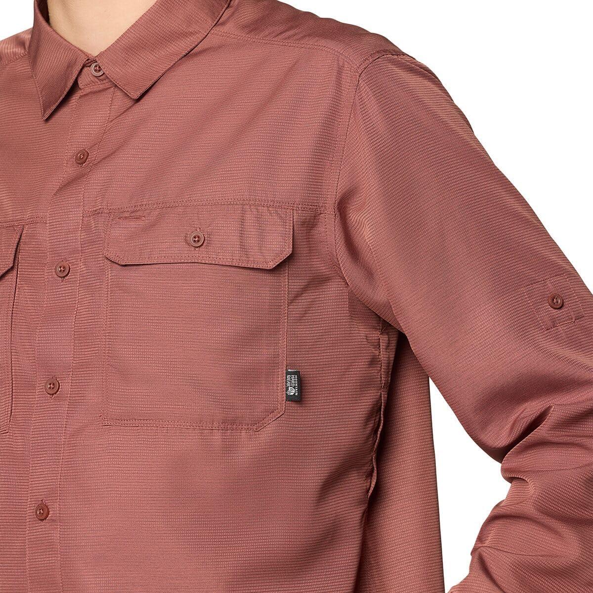 imageMountain Hardwear Mens Canyon Long Sleeve ShirtBourbon Brown