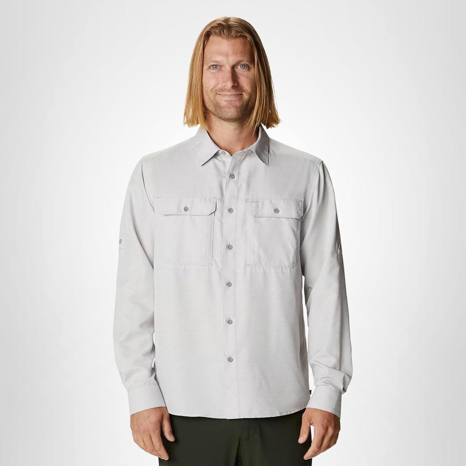imageMountain Hardwear Mens Canyon Long Sleeve ShirtLight Dunes