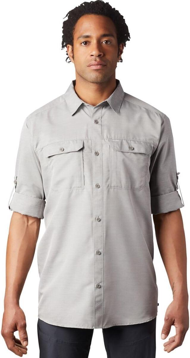 imageMountain Hardwear Mens Canyon Long Sleeve ShirtManta Grey