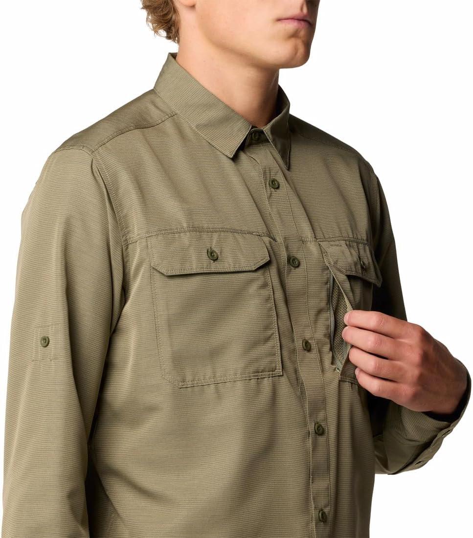 imageMountain Hardwear Mens Canyon Long Sleeve ShirtStone Green