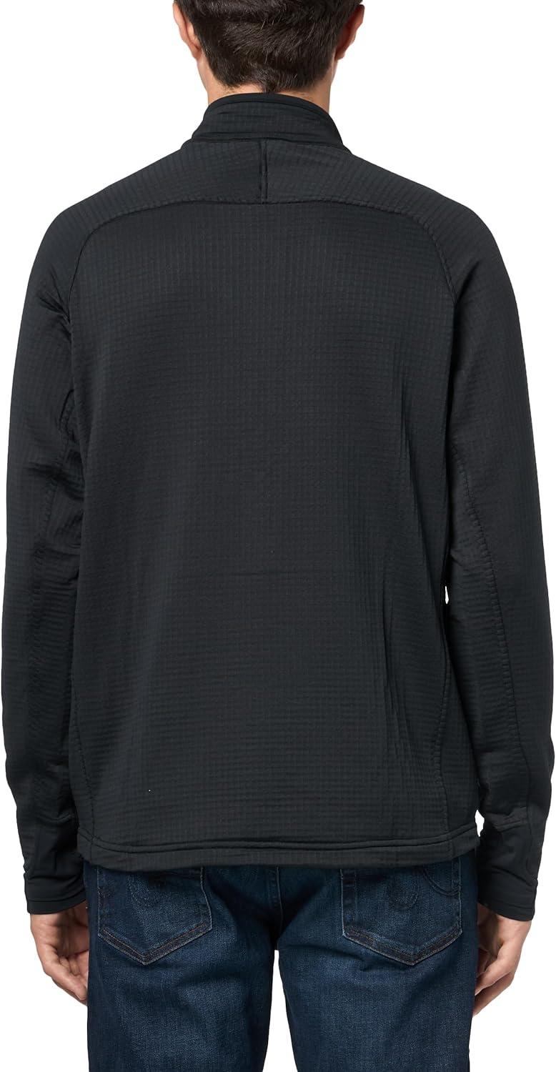 imageMountain Hardwear Mens Polartec Power Grid Half Zip Jacket Stylish and Warm Jacket for All Outdoor AdventuresBlack New 2024