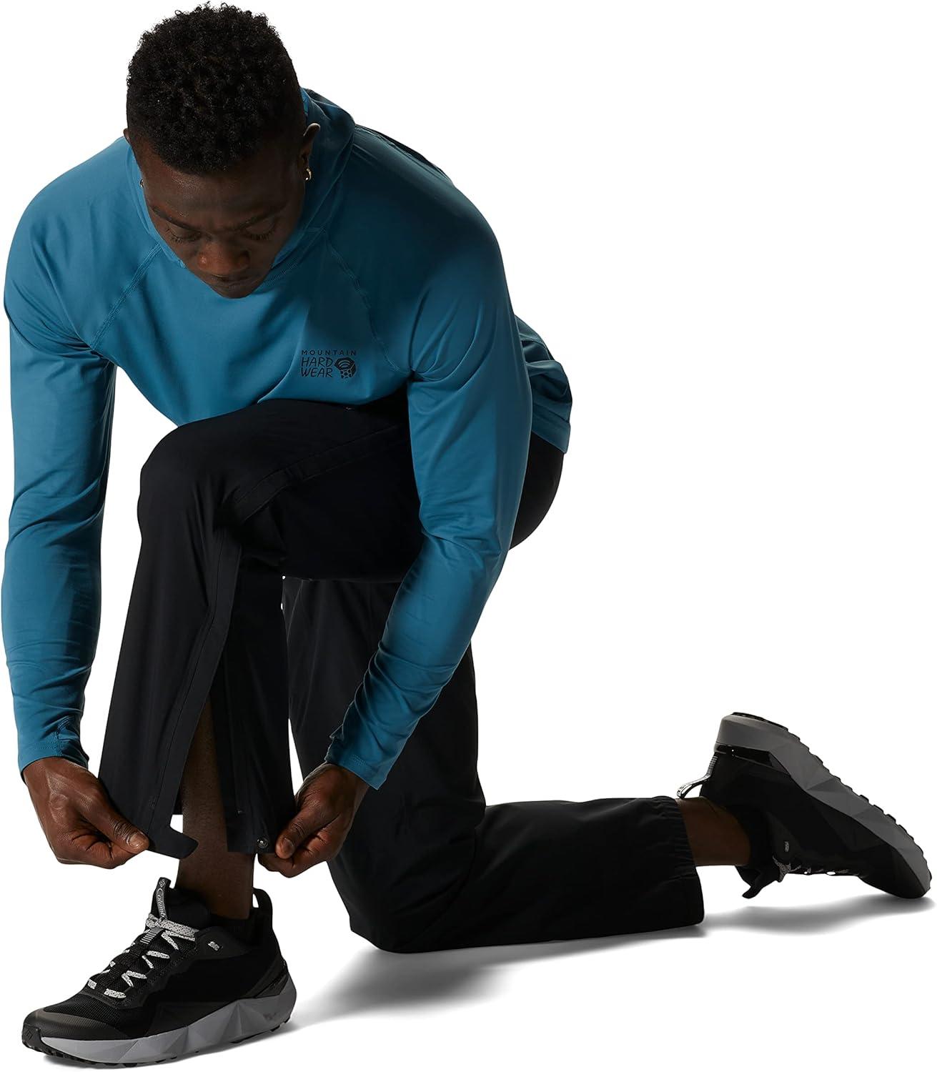 imageMountain Hardwear Mens Stretch Ozonic Pants for Hiking Backpacking Camping and Outdoor ActivitiesBlacklegacy