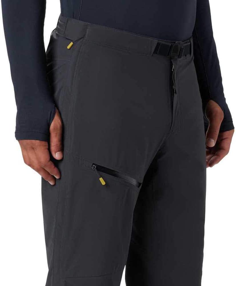 imageMountain Hardwear Mens Stretch Ozonic Pants for Hiking Backpacking Camping and Outdoor ActivitiesDark Storm