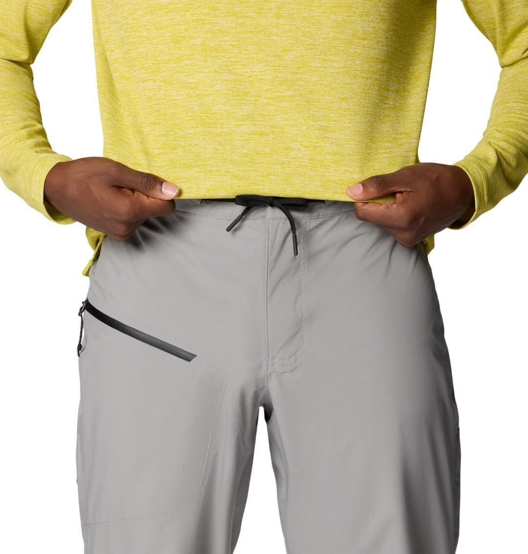 imageMountain Hardwear Mens Stretch Ozonic Pants for Hiking Backpacking Camping and Outdoor ActivitiesGrey