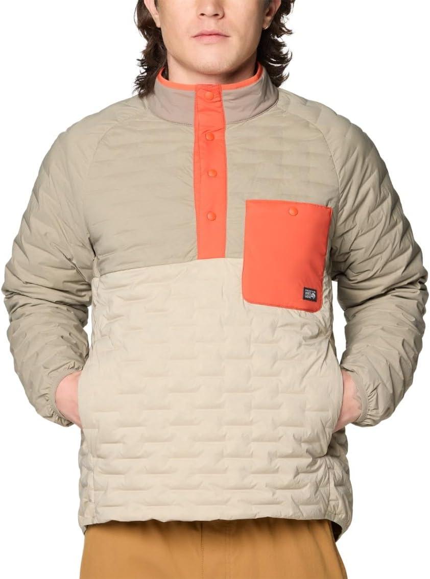 imageMountain Hardwear Mens StretchDown Light Snap TeeGreen