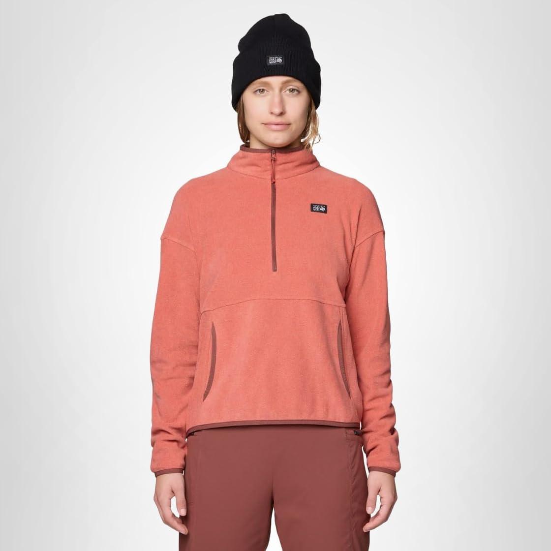 imageMountain Hardwear Womens Microchill Half ZipMars Red