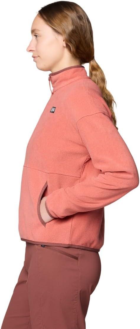 imageMountain Hardwear Womens Microchill Half ZipMars Red