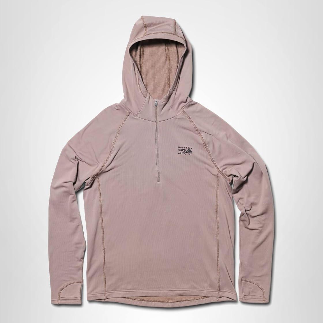 imageMountain Hardwear mens Crater Lake Heavyweight Half Zip HoodyWild Taupe