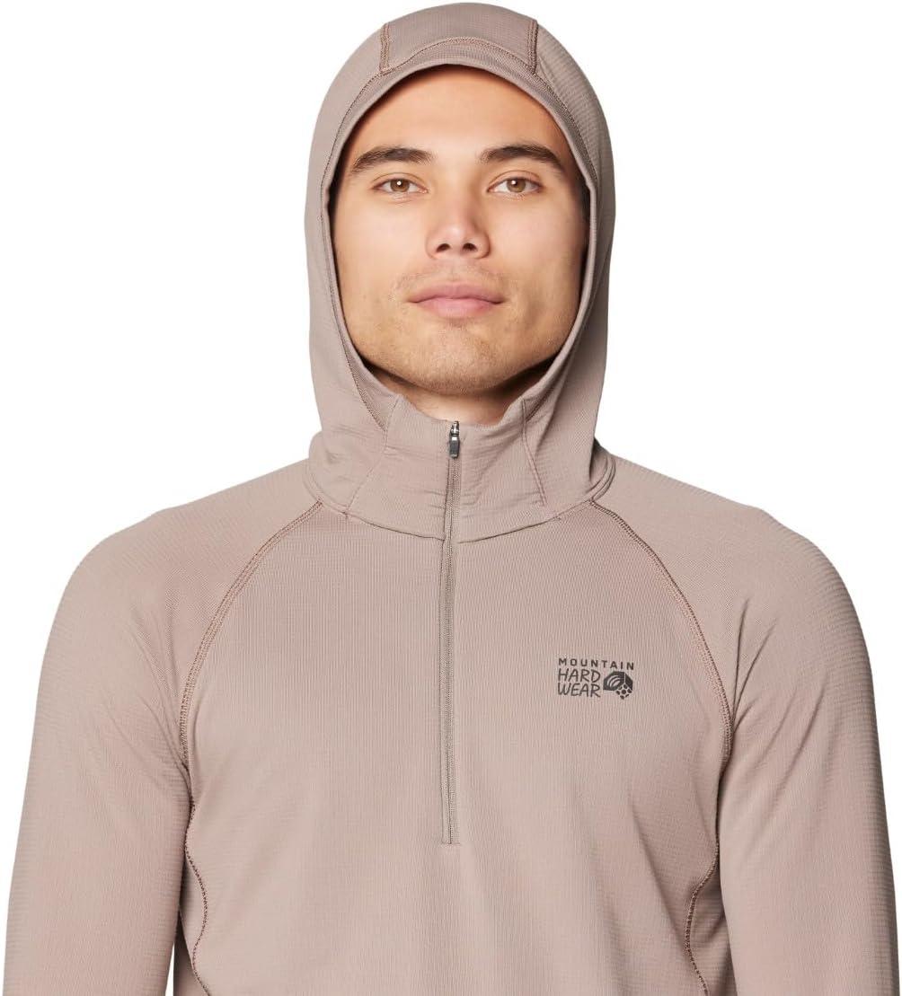 imageMountain Hardwear mens Crater Lake Heavyweight Half Zip HoodyWild Taupe