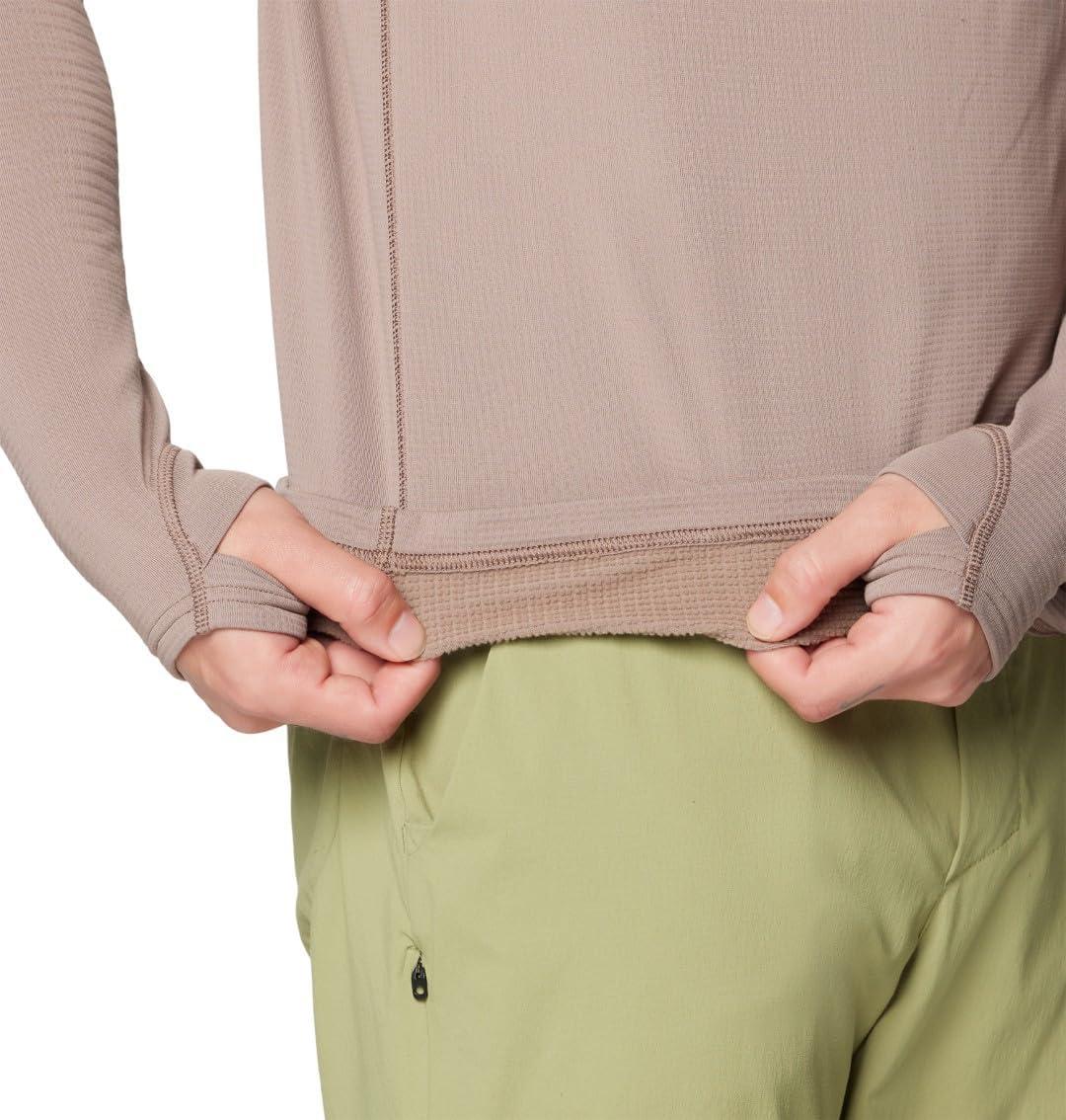 imageMountain Hardwear mens Crater Lake Heavyweight Half Zip HoodyWild Taupe