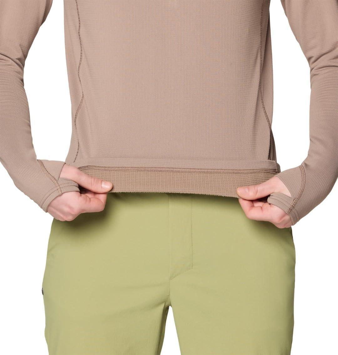 imageMountain Hardwear mens Crater Lake Heavyweight Half ZipWild Taupe