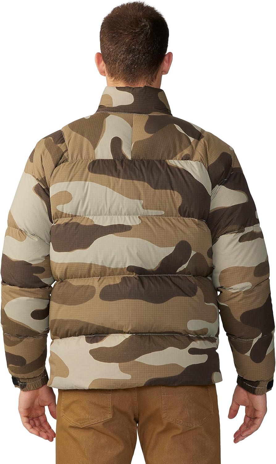 imageMountain Hardwear mens Nevadan Down JacketBadlands Calaveras Camo Print