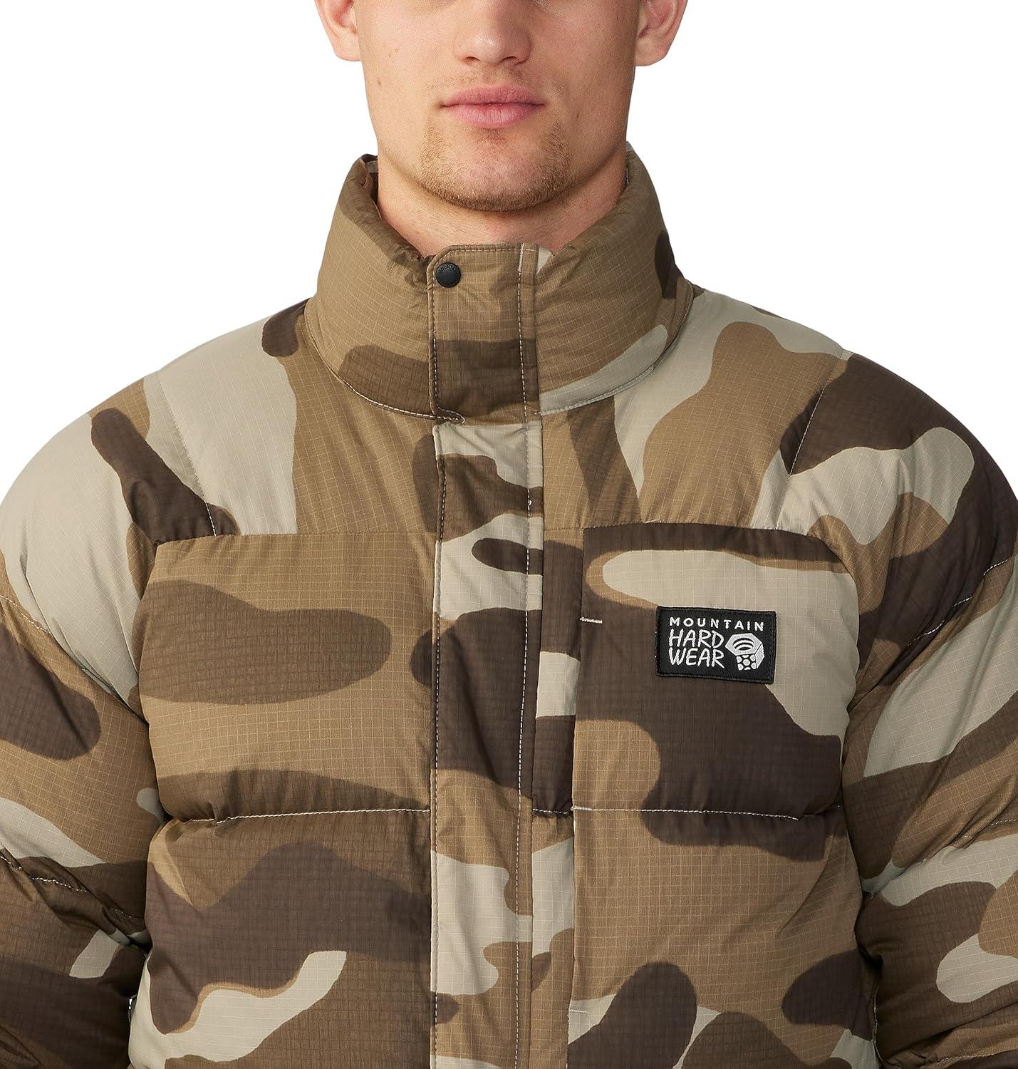 imageMountain Hardwear mens Nevadan Down JacketBadlands Calaveras Camo Print