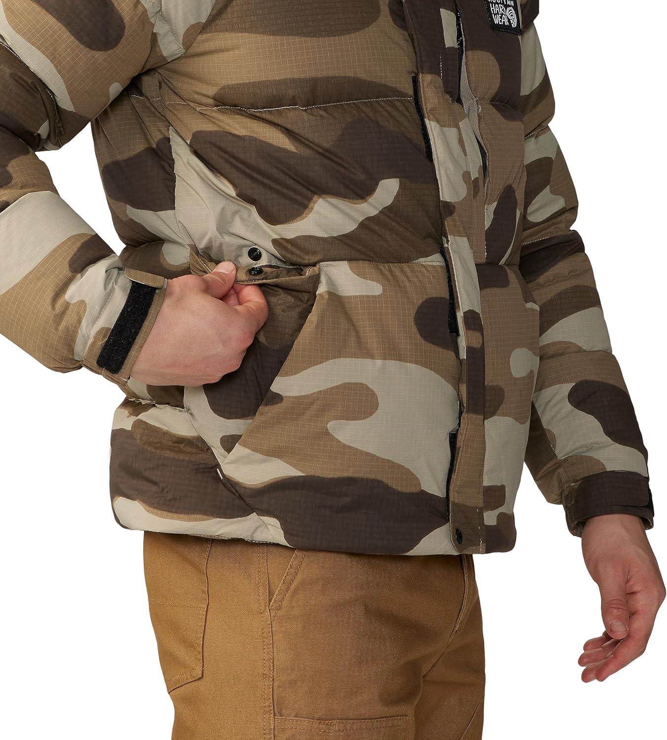 imageMountain Hardwear mens Nevadan Down JacketBadlands Calaveras Camo Print