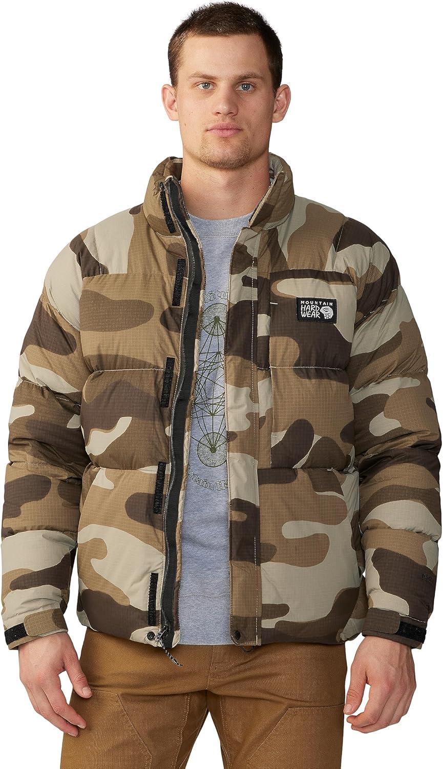 imageMountain Hardwear mens Nevadan Down JacketBadlands Calaveras Camo Print