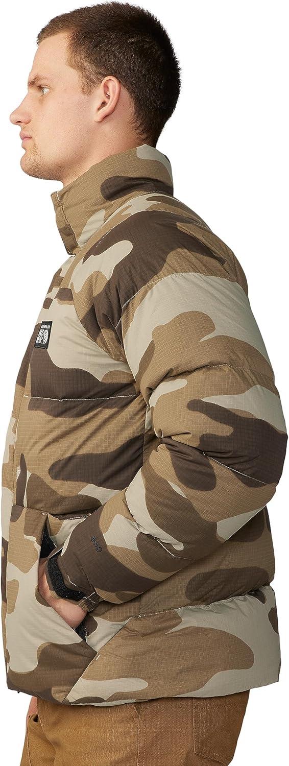 imageMountain Hardwear mens Nevadan Down JacketBadlands Calaveras Camo Print