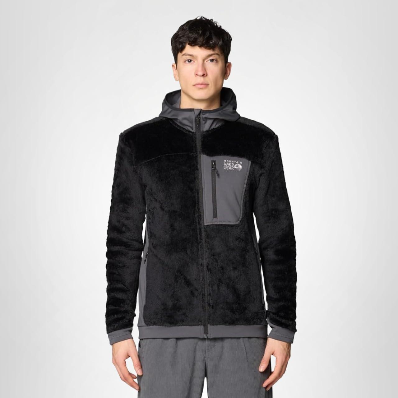 imageMountain Hardwear mens Polartec High Loft HoodyBlack Volcanic