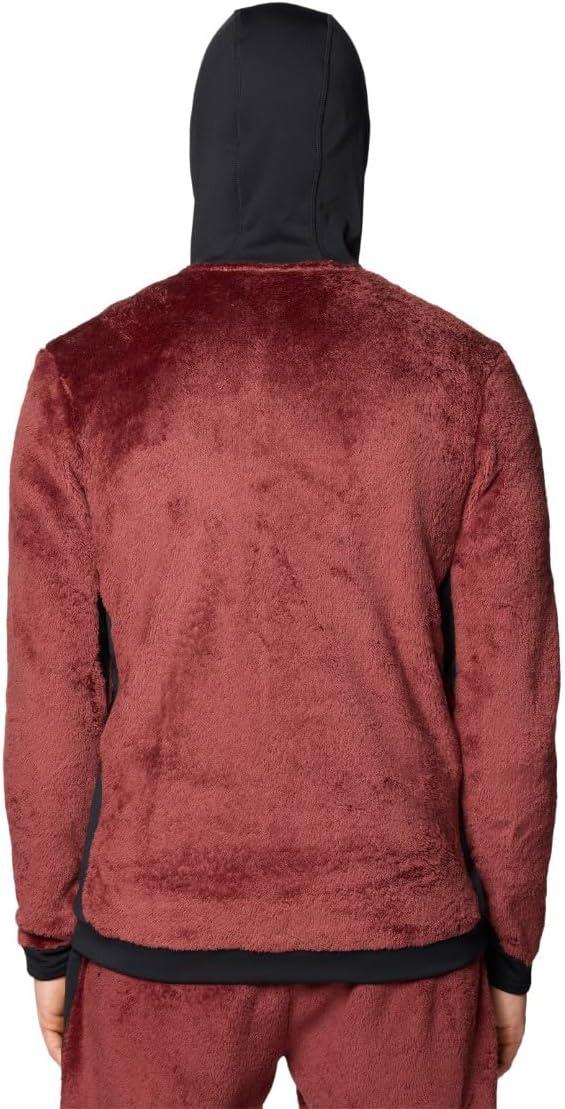 imageMountain Hardwear mens Polartec High Loft HoodyBourbon Brown Black