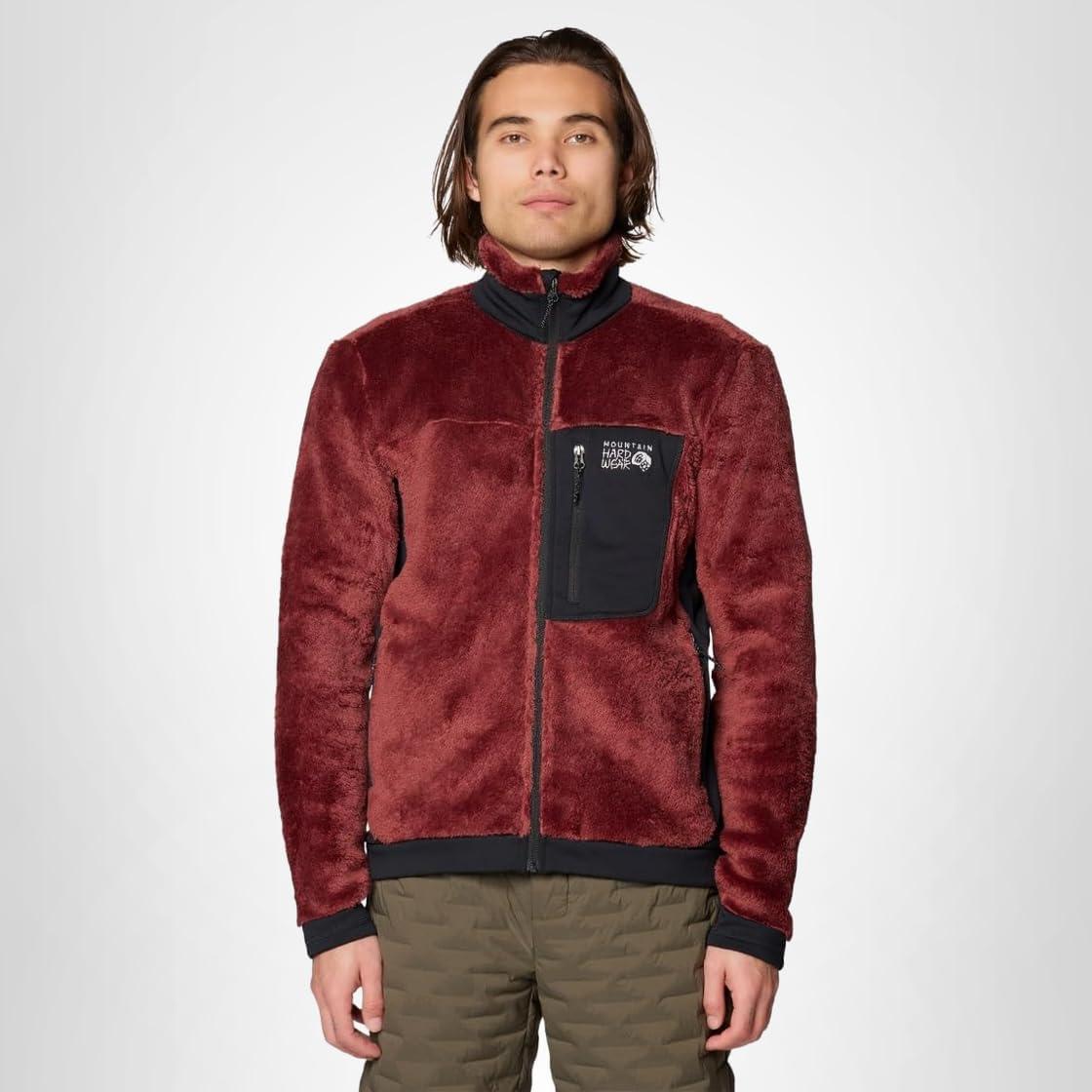 imageMountain Hardwear mens Polartec High Loft JacketBourbon Brown Black