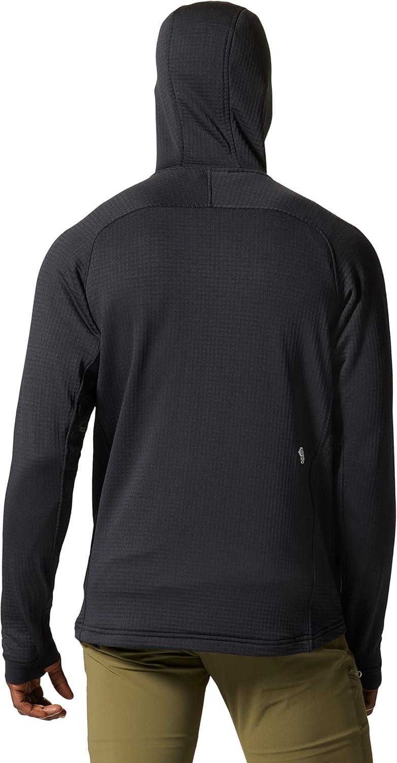 imageMountain Hardwear mens Polartec Power Grid Full Zip HoodyBlack