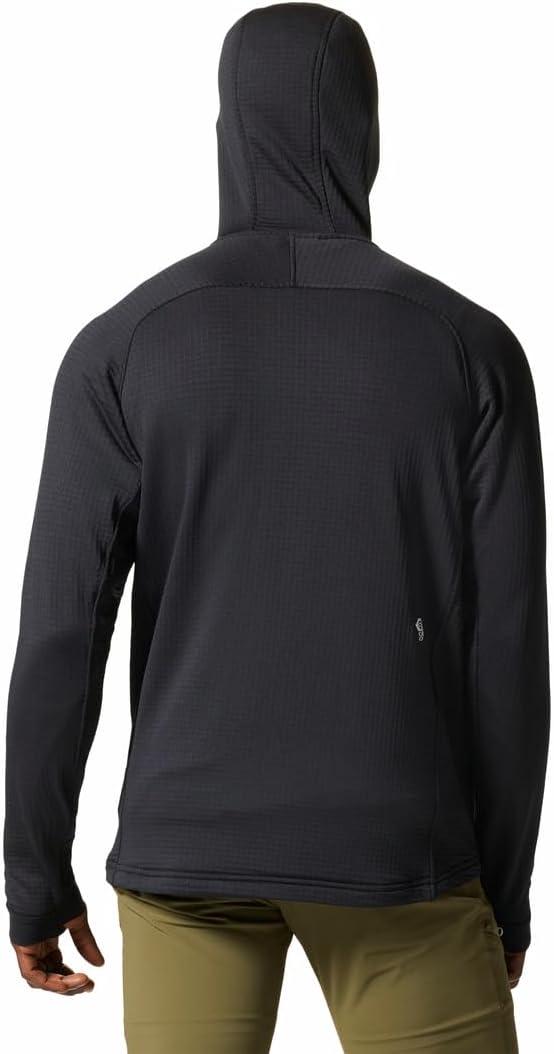 imageMountain Hardwear mens Polartec Power Grid Full Zip HoodyBlack