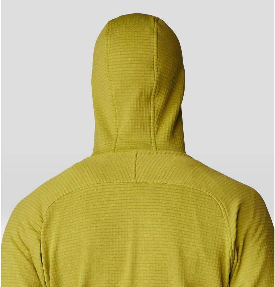 imageMountain Hardwear mens Polartec Power Grid Full Zip HoodyMoon Moss Heather New 2024