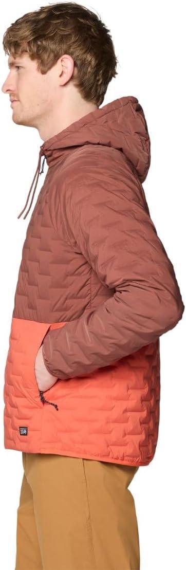 imageMountain Hardwear mens Stretchdown Light Full Zip HoodyBourbon Brown Aspect
