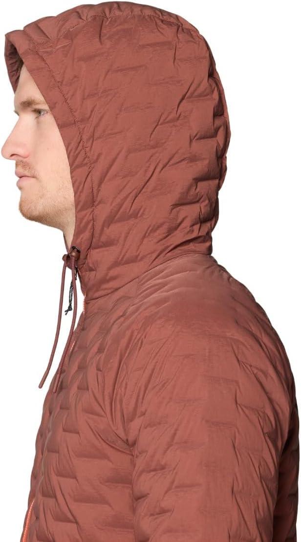 imageMountain Hardwear mens Stretchdown Light Full Zip HoodyBourbon Brown Aspect