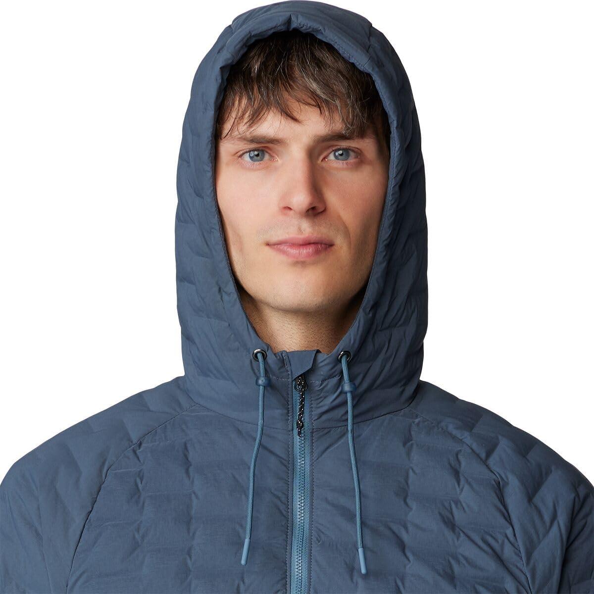 imageMountain Hardwear mens Stretchdown Light Full Zip HoodyMoon Blue Adriatic Blue