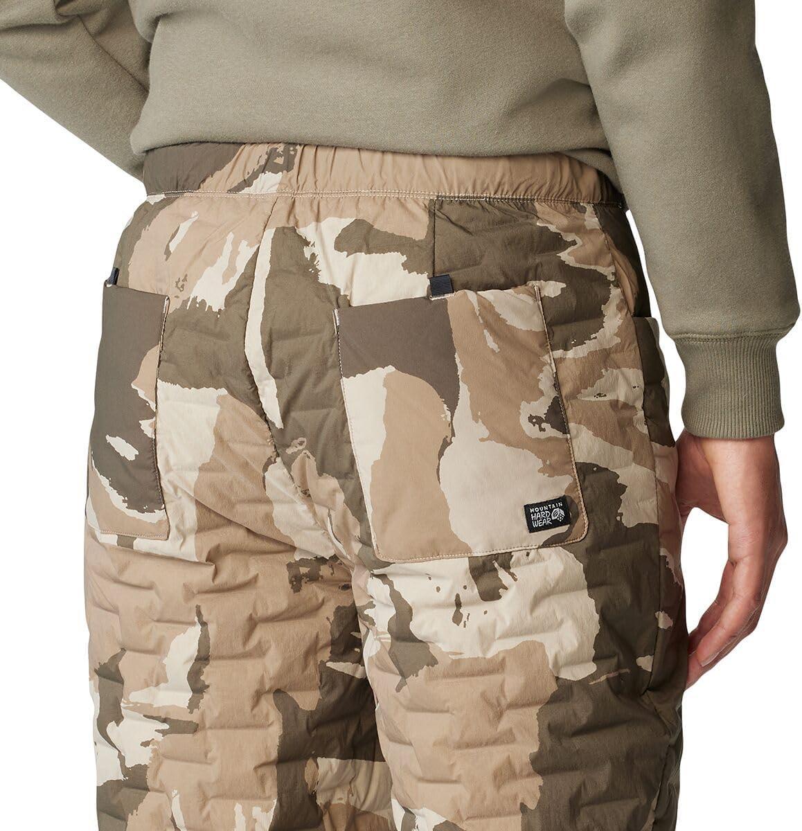 imageMountain Hardwear mens Stretchdown Light PantBadlands Snowdrifts Print