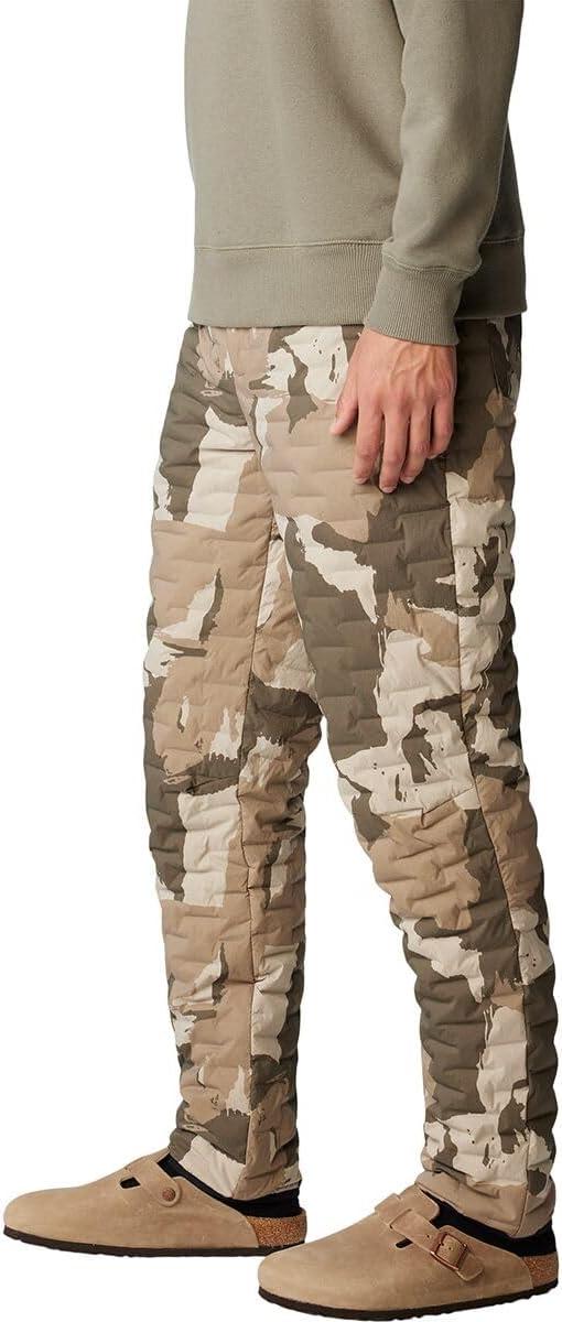 imageMountain Hardwear mens Stretchdown Light PantBadlands Snowdrifts Print