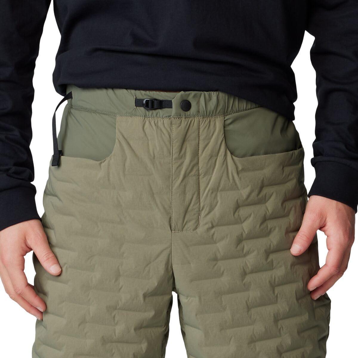 imageMountain Hardwear mens Stretchdown Light PantStone Green