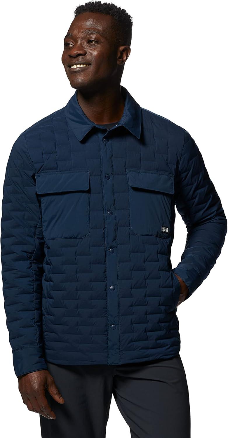imageMountain Hardwear mens Stretchdown Light ShacketHardwear Navy