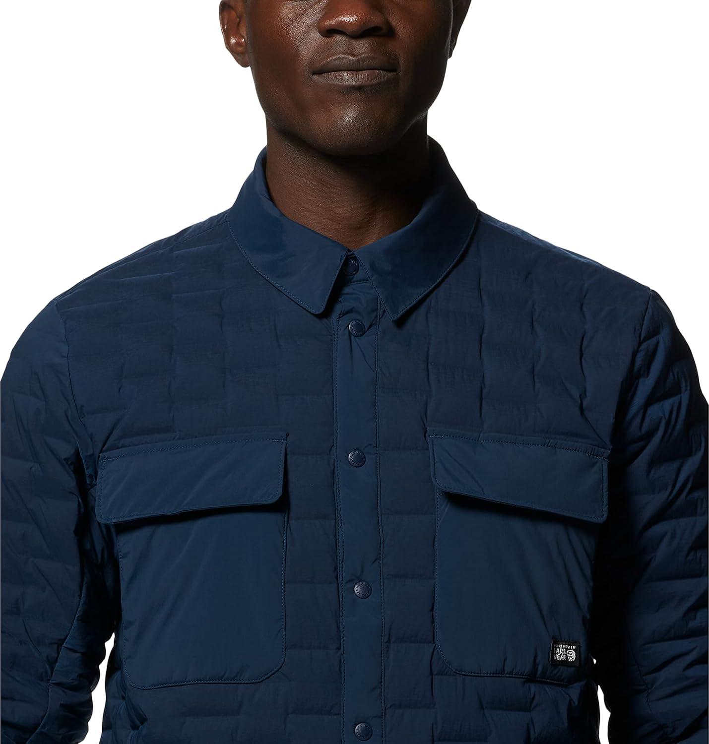 imageMountain Hardwear mens Stretchdown Light ShacketHardwear Navy