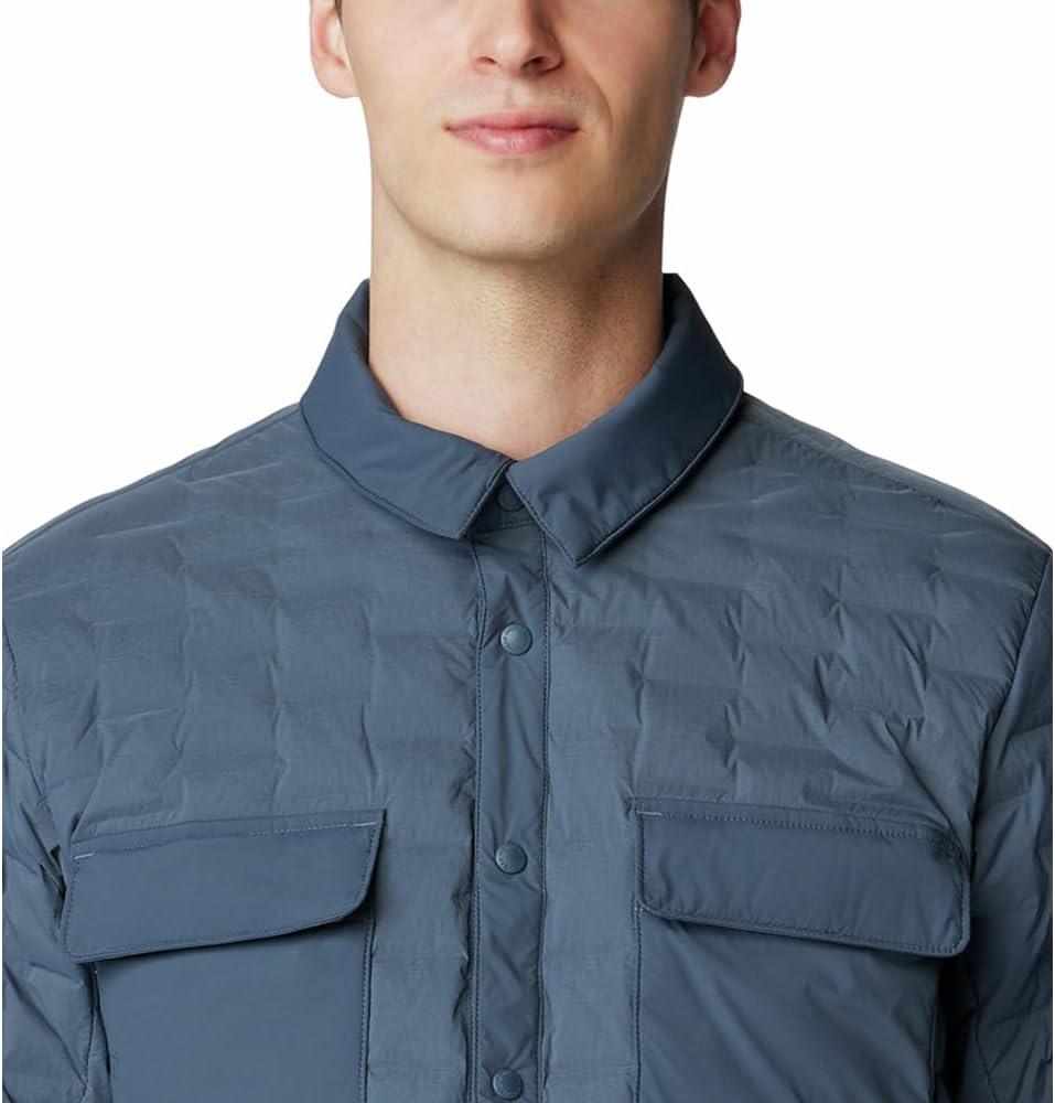 imageMountain Hardwear mens Stretchdown Light ShacketMoon Blue