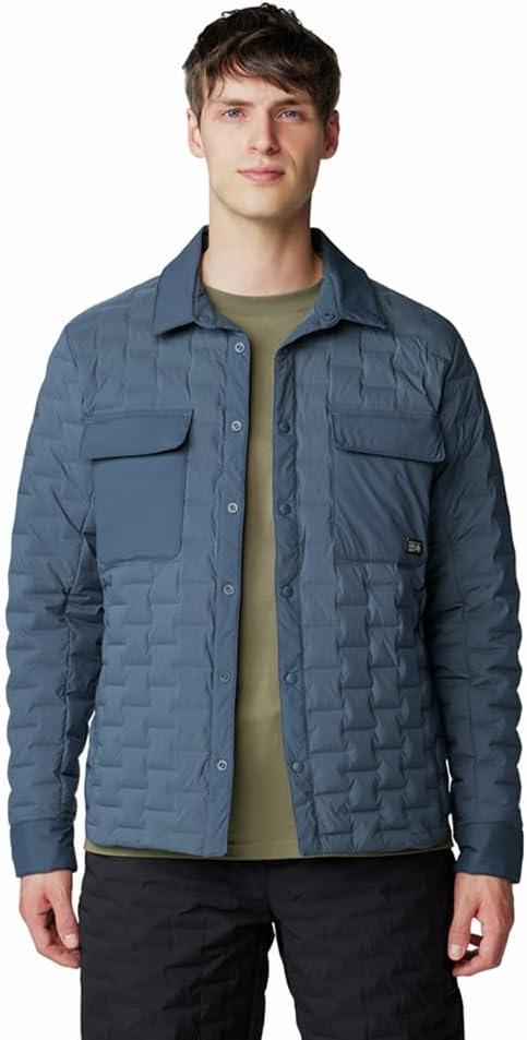 imageMountain Hardwear mens Stretchdown Light ShacketMoon Blue