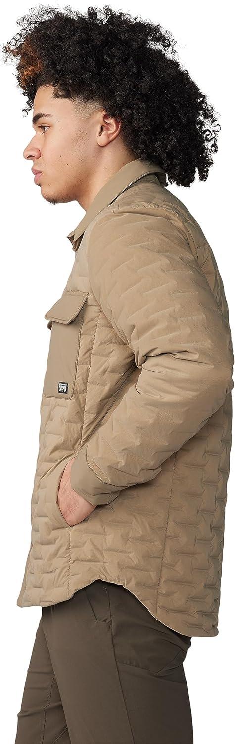 imageMountain Hardwear mens Stretchdown Light ShacketTrail Dust