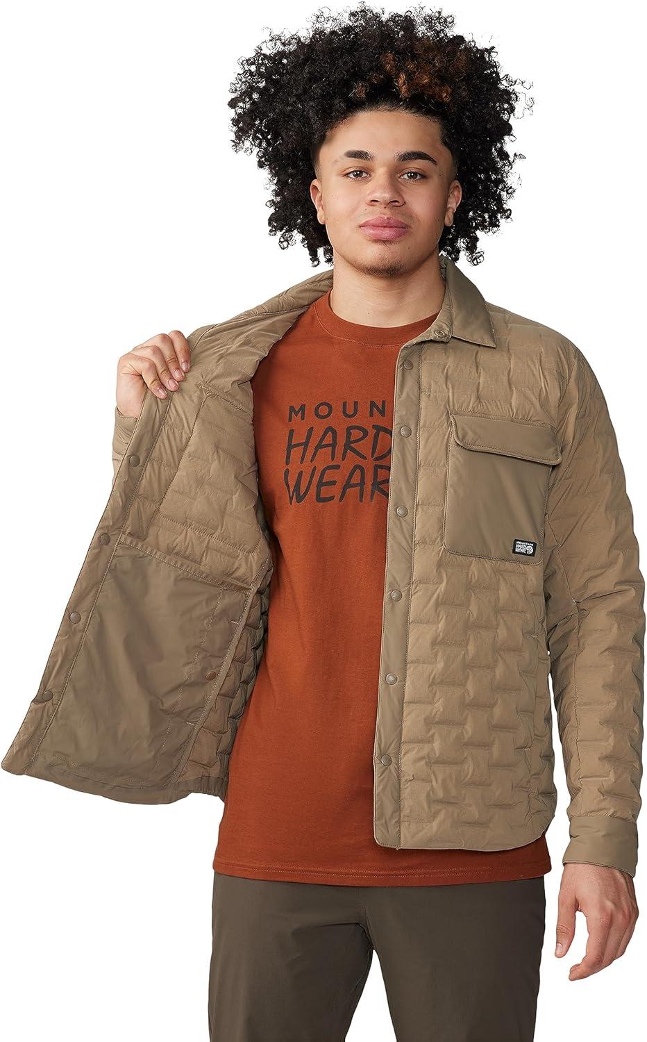 imageMountain Hardwear mens Stretchdown Light ShacketTrail Dust