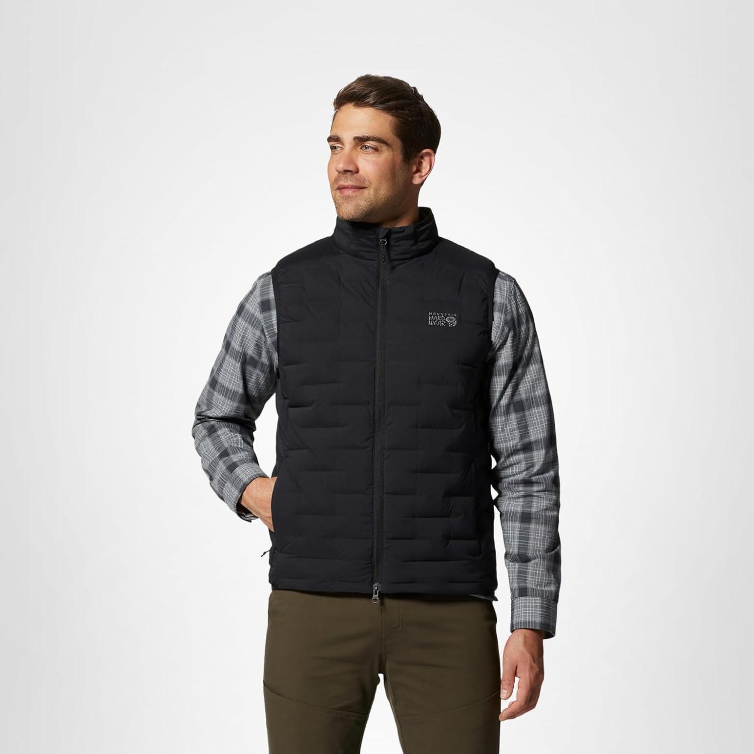 imageMountain Hardwear mens Stretchdown VestBlack New 2024