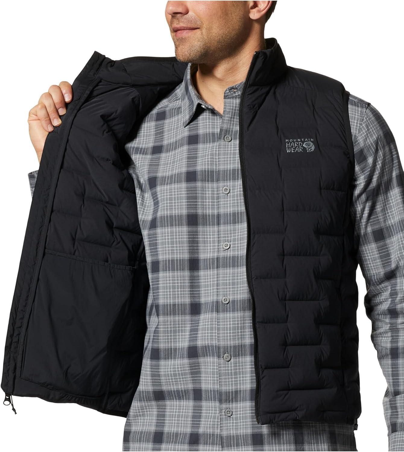 imageMountain Hardwear mens Stretchdown VestBlack New 2024